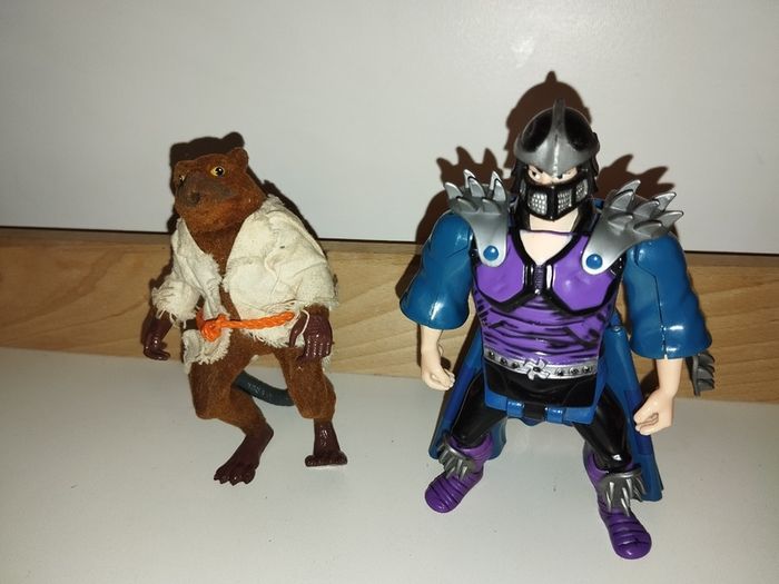 90s TMNT Figures Splinter & Shredder  20e Lot