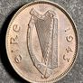 Ireland 1943 Fantastic Farthing coin with Luster Image 4