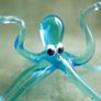 Vintage Blown Glass Miniature OCTOPUS Image 3