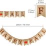 Happy Fall Pumpkin Burlap Banner Image 3