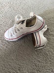 converse unisex white leather