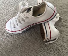 converse unisex white leather