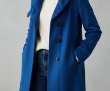 Warm Wool Eric Fend Women's Wool and Cashmere Coat