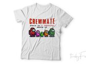 Crewmate there is 1 imposter among us gamer lover t shirt
