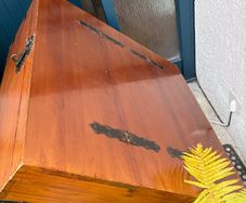 wooden chest