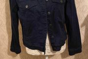 Navy denim jacket