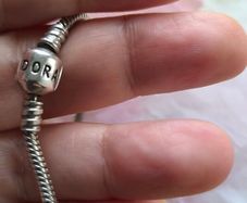 Pandora Sterling Silver Snake Chain Bracelet 24cm