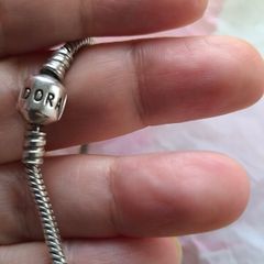 Pandora Sterling Silver Snake Chain Bracelet 24cm