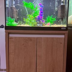 Fluval 90l Tank with stand