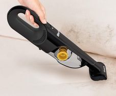 Shark Handheld Cordless Vacuum Cleaner with Pet Tool, Crevice Tool & Dusting Brush, 80 W, 0.45 liters, 10 Minute Run-Time, Washable Filter, Black & Yellow