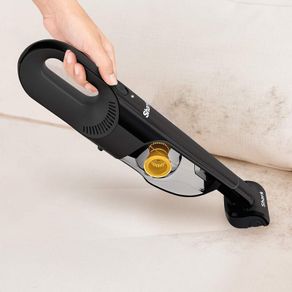 Shark Handheld Cordless Vacuum Cleaner with Pet Tool, Crevice Tool & Dusting Brush, 80 W, 0.45 liters, 10 Minute Run-Time, Washable Filter, Black & Yellow