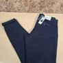 womens GAP Slim City navy stretch cotton trousers Size 32 regular UK 4 Image 6