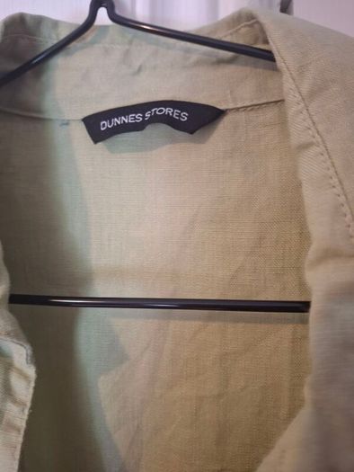 Green linen blouse Size M