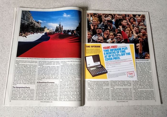 2 x Vintage Magazines " The Russian Revolution" 1991