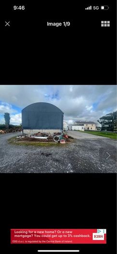 Painting of farm sheds