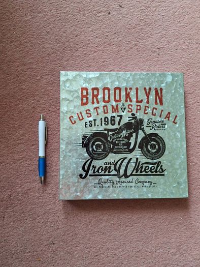 Wonderful Metal Motorbike Sign