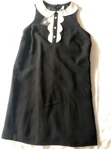Black Dress white insert BNWT