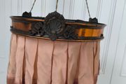 Antique Victorian/Edwardian Silk Fringe Ceiling Light Shade