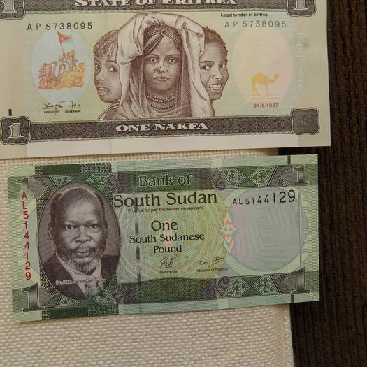 Lot of 9 Uncirculated Banknotes from Africa.No 14.