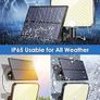 NEW SALE | Solar Lights Outdoor Garden, 190LED 1500LM Solar Lights, 3 Modes & Remote Solar Security Lights Image 6