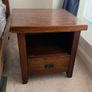 Oak bedside locker Image 2