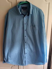 Marco Capelli Firenze Blue Check Shirt