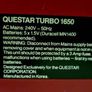 Boombox MINI Questar Turbo 1650, perfect working condition. Image 5