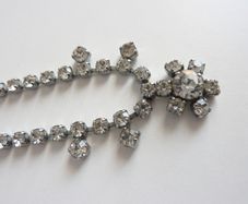 Vintage 1950s rhinestone necklace