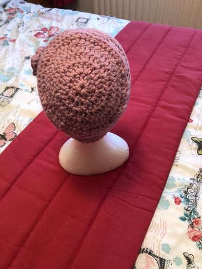 Hand crochet hat