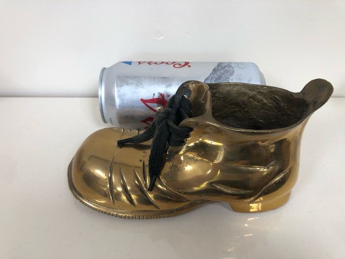 Solid brass boot