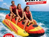 Banana Boat 3 Person Inflatable Towable Tube Heavy Duty Water Sports