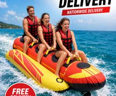 Banana Boat 3 Person Inflatable Towable Tube Heavy Duty Water Sports