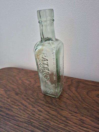 Beautiful Collection of 5 Antique & Vintage Glass Bottles c. 1890s 1930s