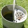 Vintage Galvanized Mop Bucket Garden Planter Image 5