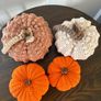Set of 4 crochet pumpkins Image 2