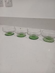 Uranium glass bowls