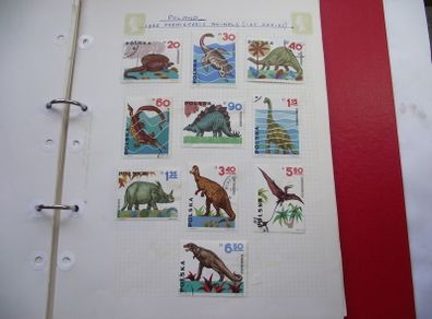 A Collection of Stamps from Poland in binder on loose pages