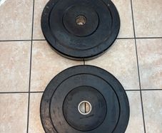 2 X 15kg Olympic Bumper Weight Plates, Read Please!