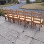 Mexican Pine Table, and 6 chairs Image 3