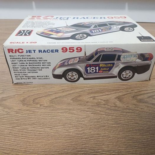 1980s R/C Jet racer 959 radio Controlled car brand new