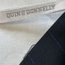 Quin and Donnelly Black with purple pin stripe and panel skirt Image 8