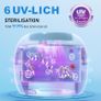 Ultrasonic Cleaning Device, 50,000 Hz Dental Pod, 250 ml Ultrasonic Cleaner with 6 UV Lamp for Dental Rail, Braces, Retainers, Dentures, Aligners, Prostheses, Jewellery Image 7