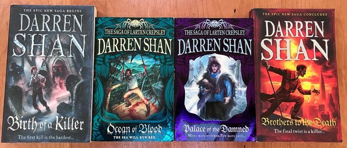 Darren Shan, Books 1-4 The Saga of Larten Crepsley