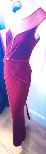Sensational Vintage Christmas Holiday Season Evening Dress