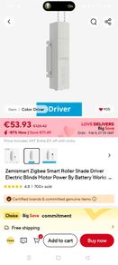 Zigbee Battery Operated Electric Blinds