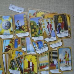 Incomplete set Tarot cards,Tarot cards,