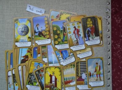 Incomplete set Tarot cards,Tarot cards,