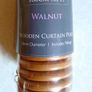 18 Walnut Colour Curtain Pole Rings (new). Image 3