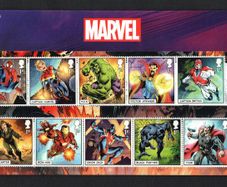 2019 Great Britain Marvel Comics Commemorative Stamps Presentation Pack