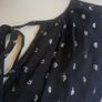 Pep & Co Ladies Top Blouse New With Tags Black & Silver Size 10 Image 2